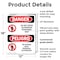 Signmission Do Not Enter Authorized Only Bilingual Danger Sign, Plastic, 12in W x 18in L, 2PK OS-2PACK-DS-P-1218-VS-1144 - alternate 3